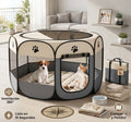 Corral Plegable Para Gato Y Perro Casa-Tu peludo merece su propio espacio seguro donde quiera que vayas